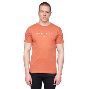 Henleys Mens Ninesix Logo T-Shirt / Brick Red